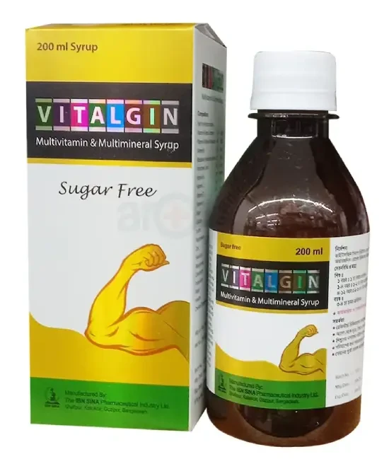Vitalgin 200 ml Syrap