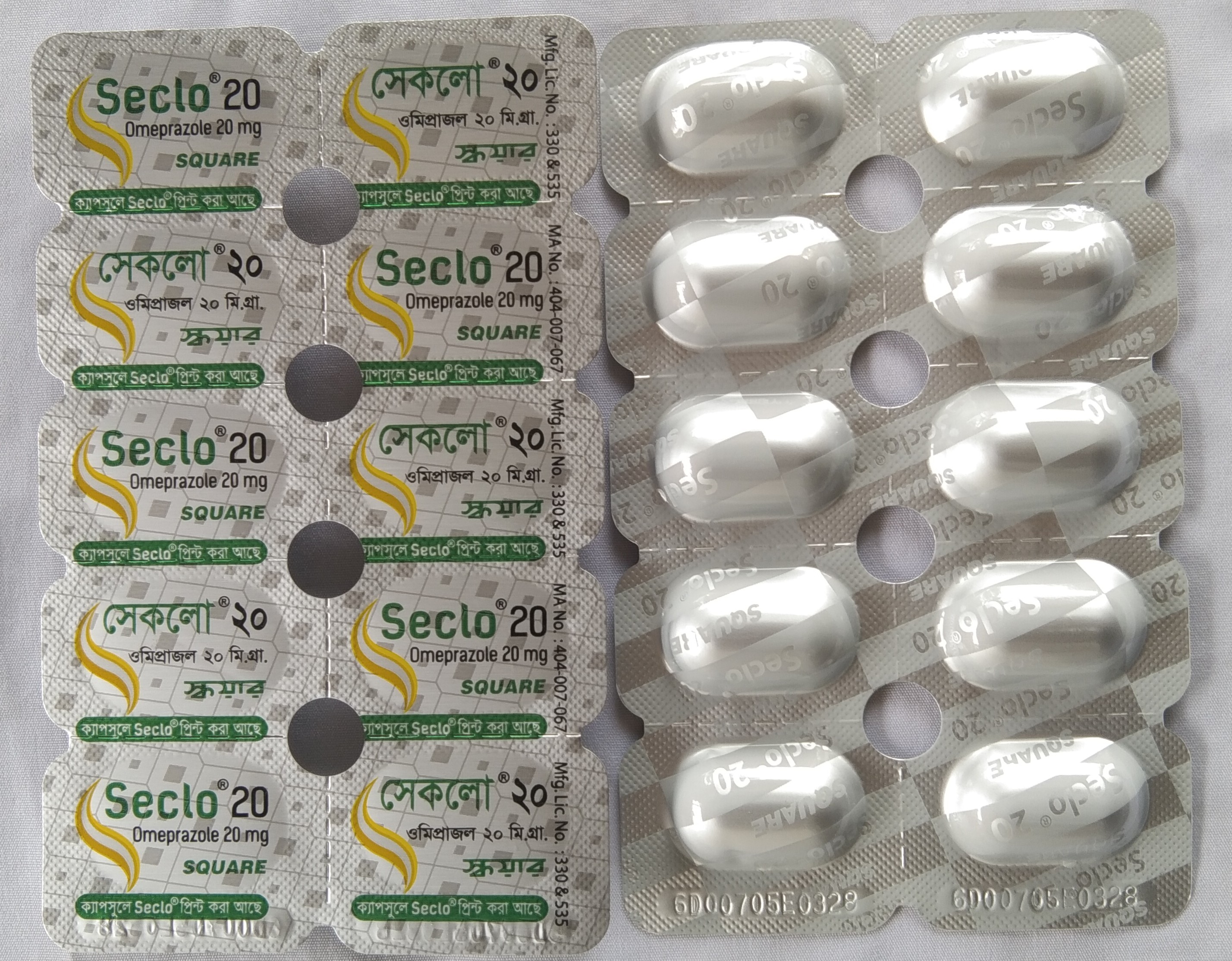 10Capsule Seclo20Mg