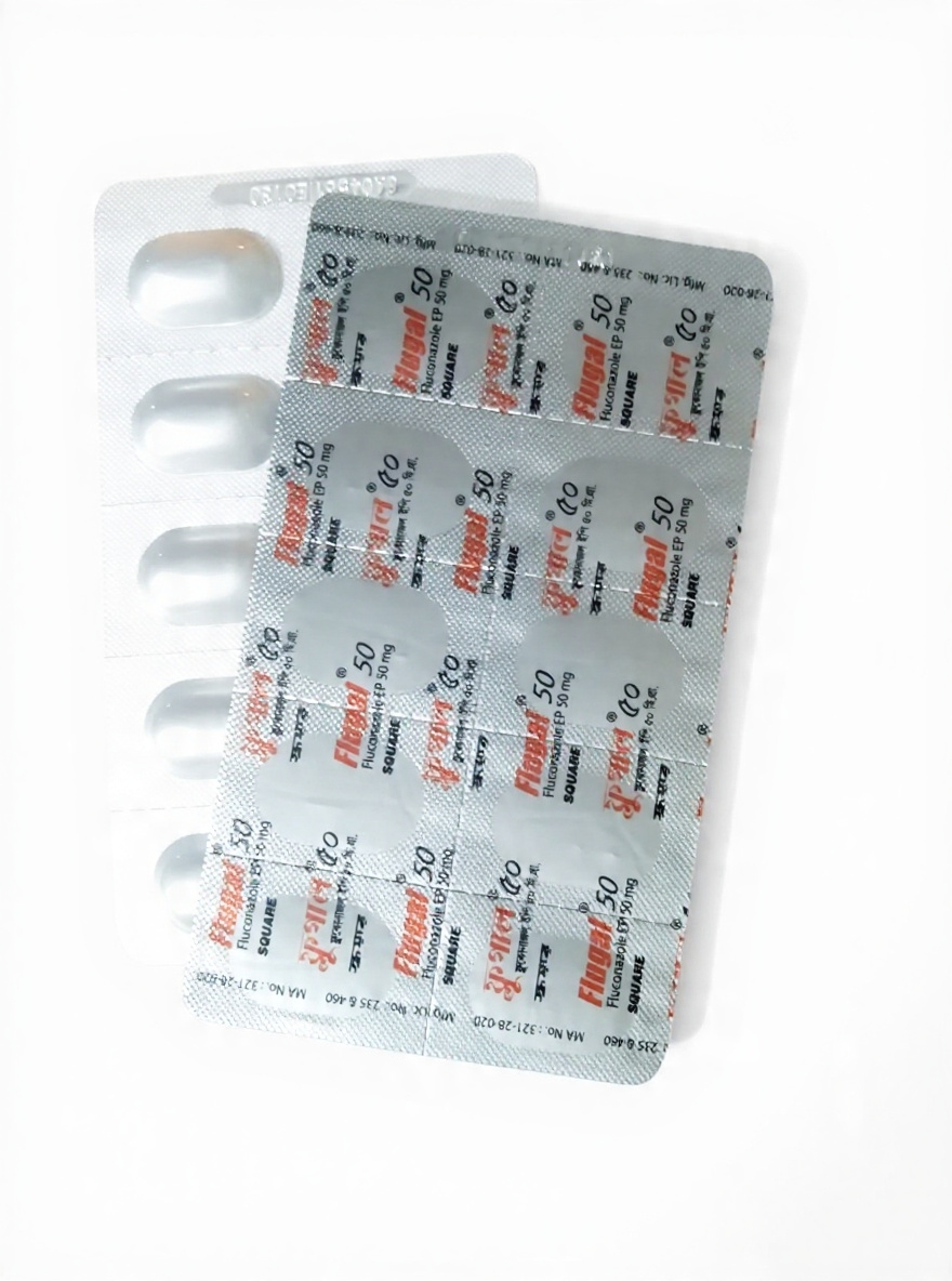 10 cap. Flugal 50 mg