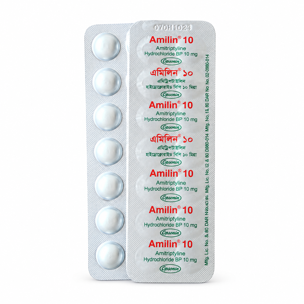14 Tab. Amilin 10 mg